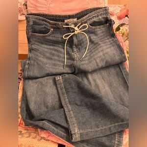 Habitual Kira Jeans Womens 25 0 Delmar Wash Wide Leg Blue Denim NWT $119 Premium